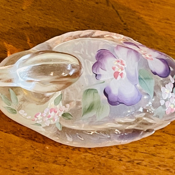 Fenton Handpainted Glass Duck - Picture 3 of 8